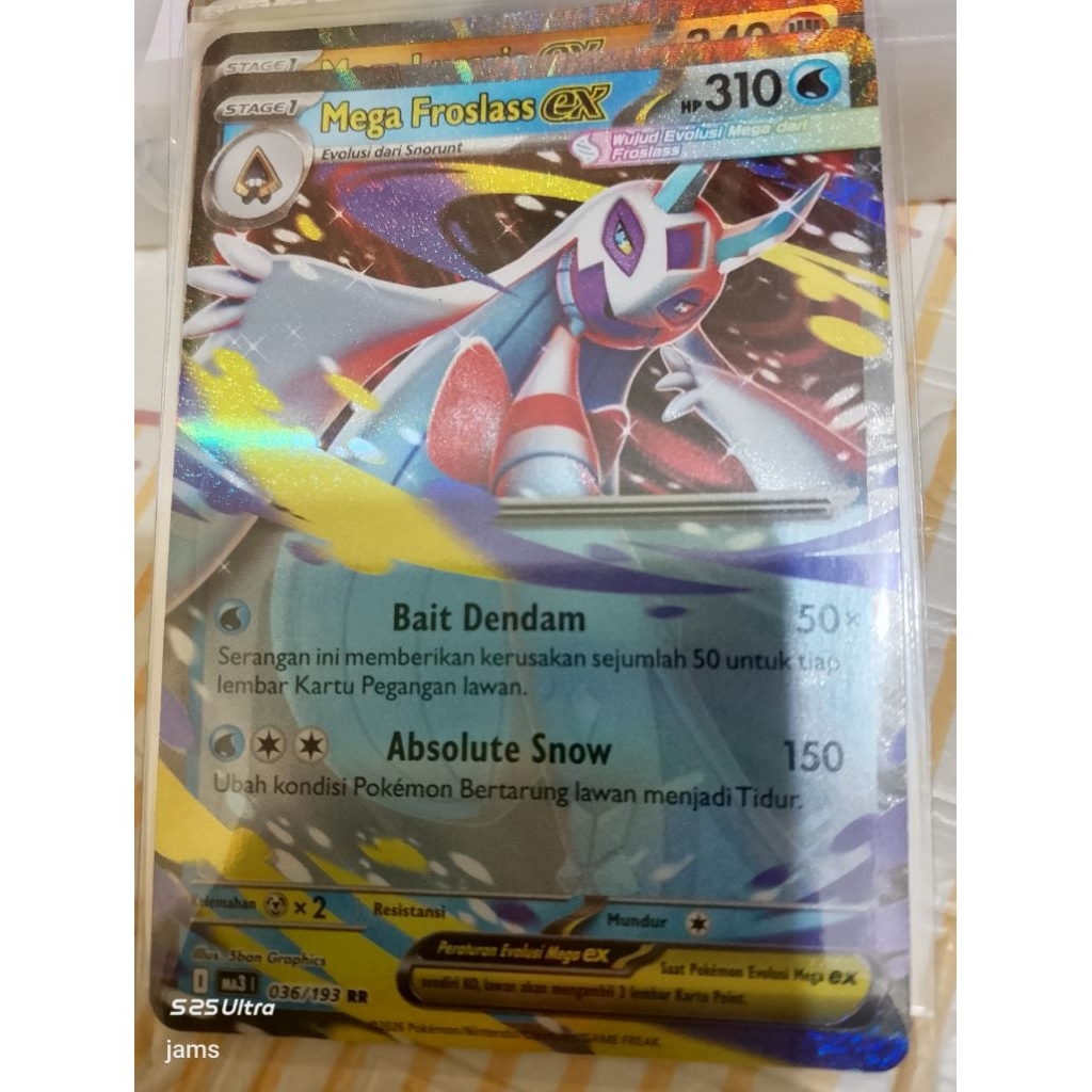 Pokemon Mega Froslass EX RR ind