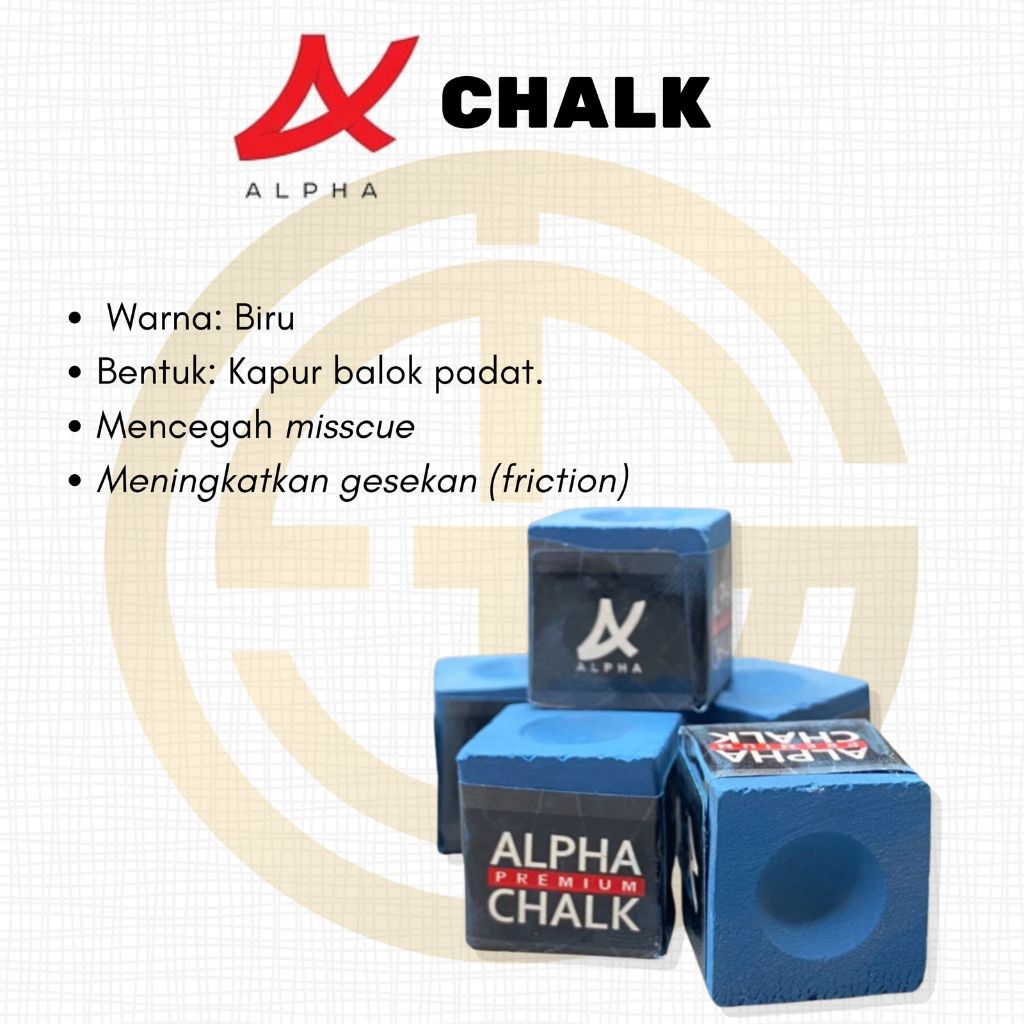 Alpha Chalk Premium - Blue (Biru)