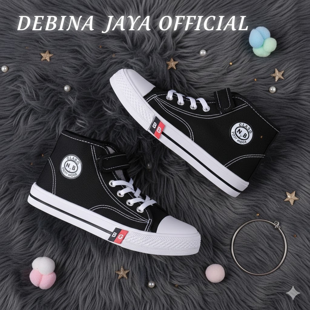 Debina jaya Official – Sepatu Sekolah Anak TK PAUD SD unisex No.27-38 - Sepatu Bekro Dan Spicer Anak