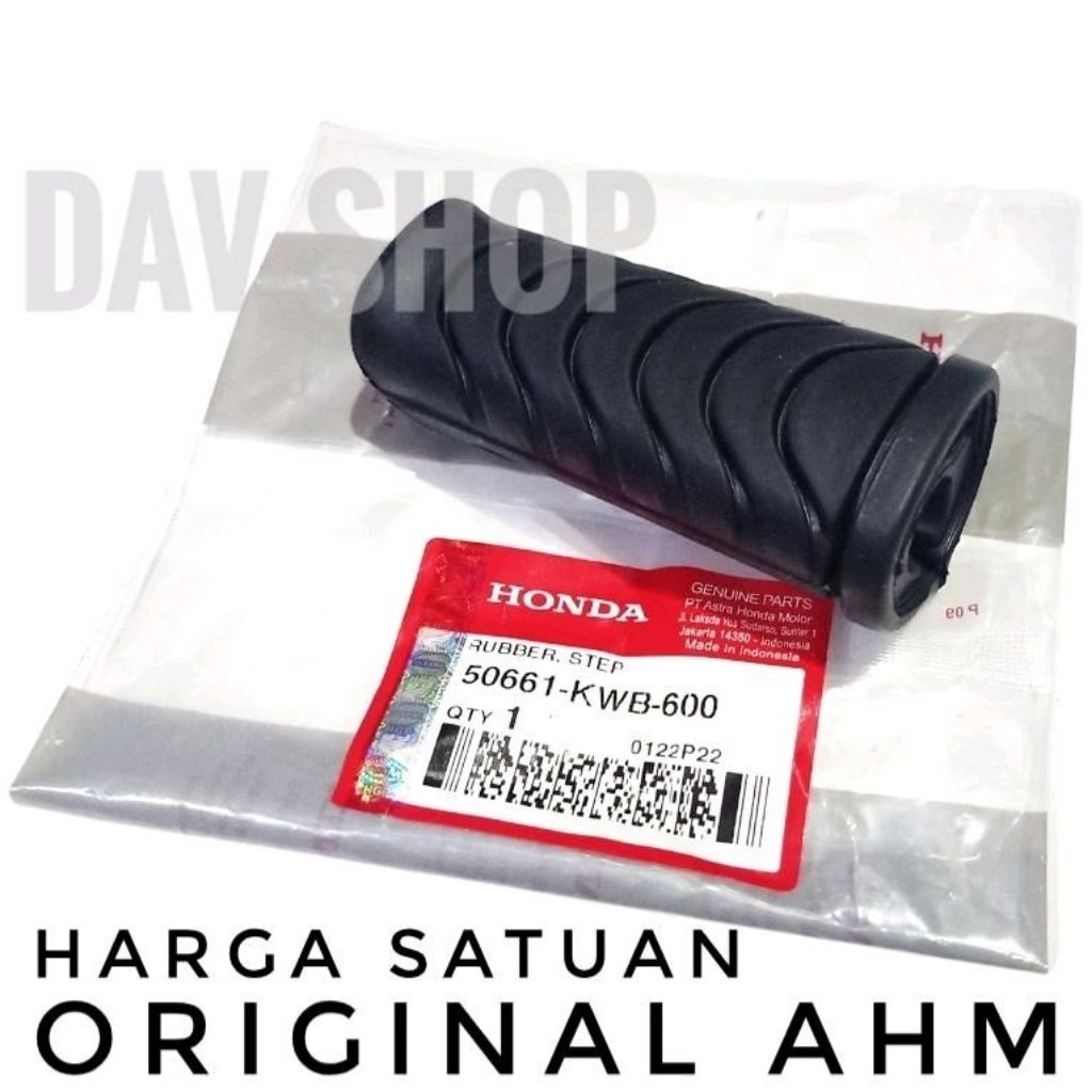 RUBBER STEP/KARET FOOTSTEP DEPAN HONDA BLADE REVO ABS/REVO FI SUPRA X 125FI/HELM IN SUBTITUSI C70 C7