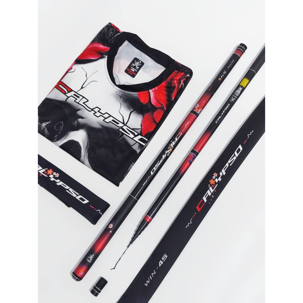 Tegek X-Pirates Calypso Joran Pancing Tegek Karbon Kualitas Tinggi 450/540 cm Bonus Jersey X-Pirates