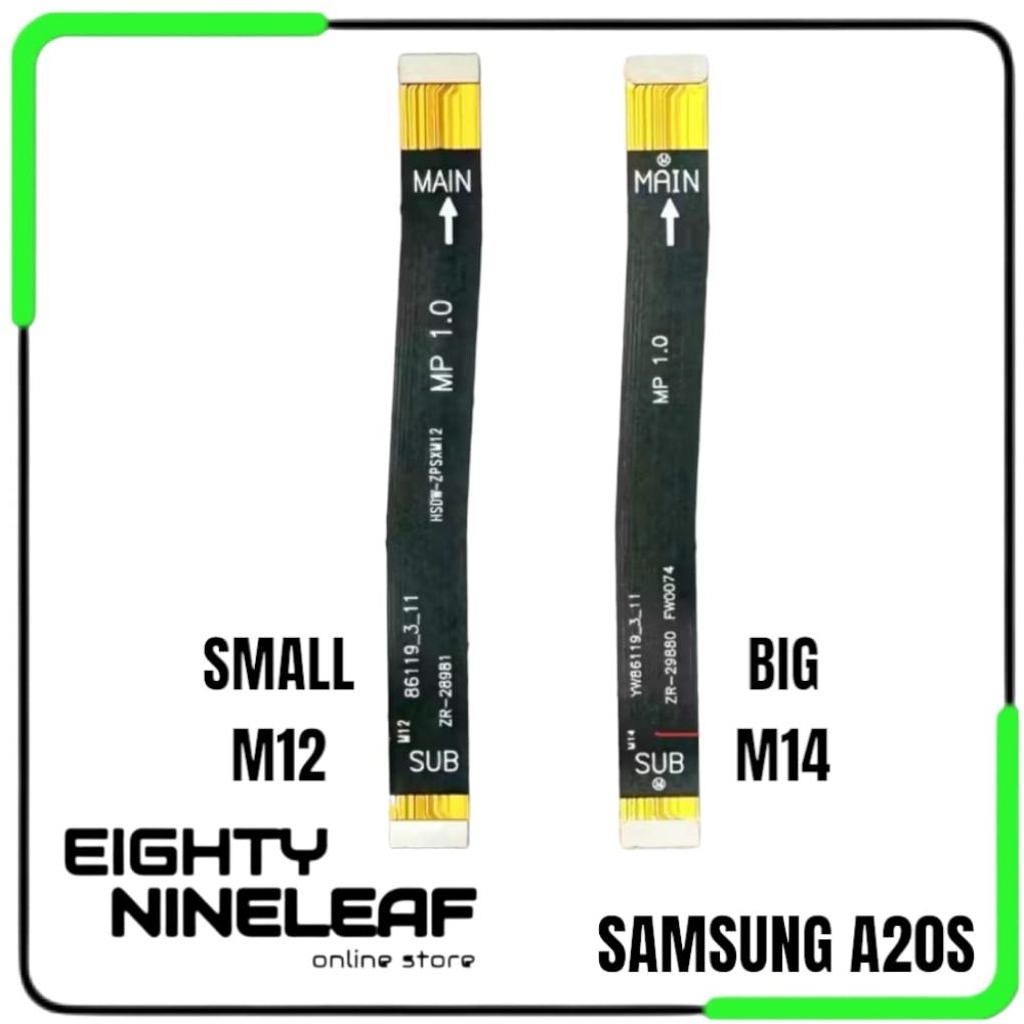 Flexible UI Board / Flexibel Main Board Tengah Samsung A20S