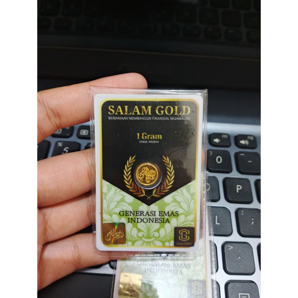 EMAS LOGAM MULIA 1 GRAM SALAM GOLD 9999