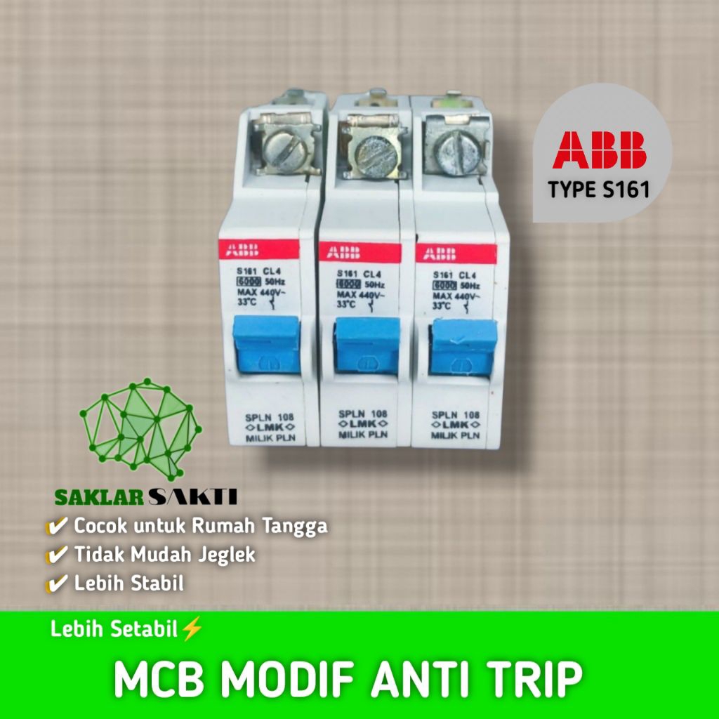 MCB PLN modif request ABB S161 1phase
