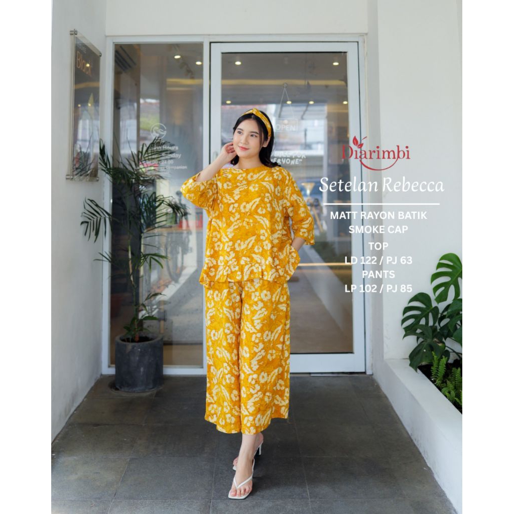 Setelan Rebecca By Titik Balik Diarimbi // Mbok Siti Lurik Setelan Batik