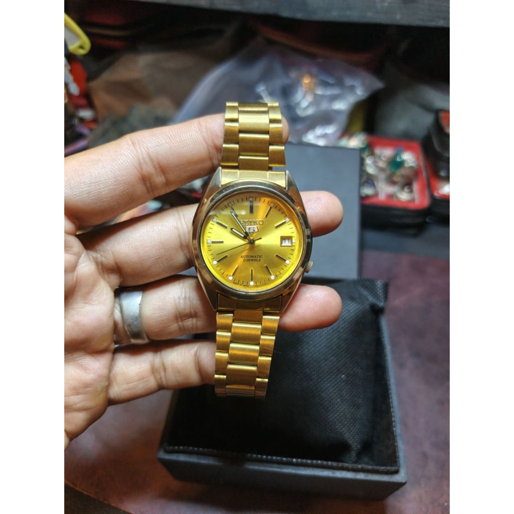 seiko 5 automatic gold original