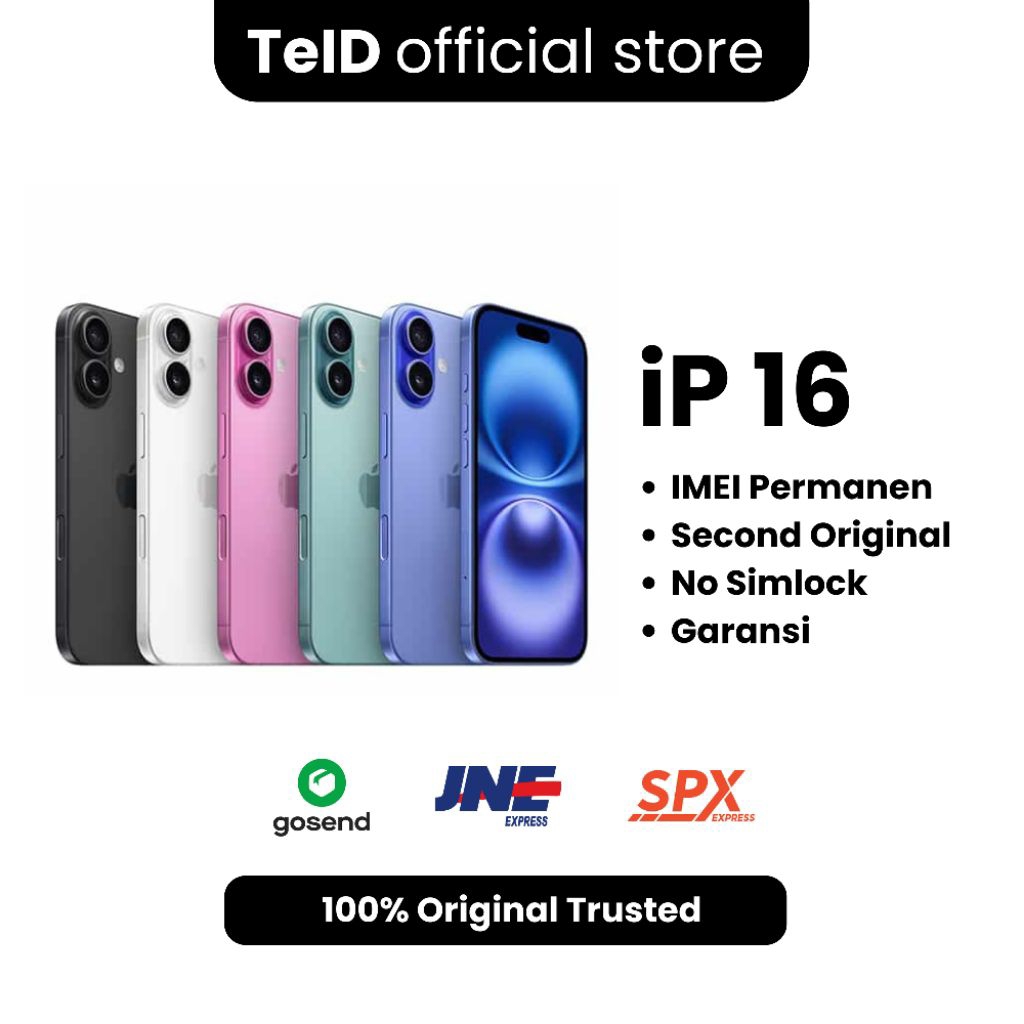 iPhone 16 Second Original  IMEI Permanen