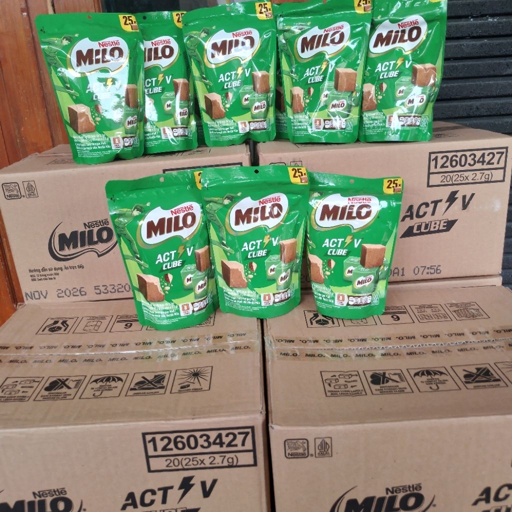 Nestle Milo Activ Cube 1 DUS (isi 20 bungkus)