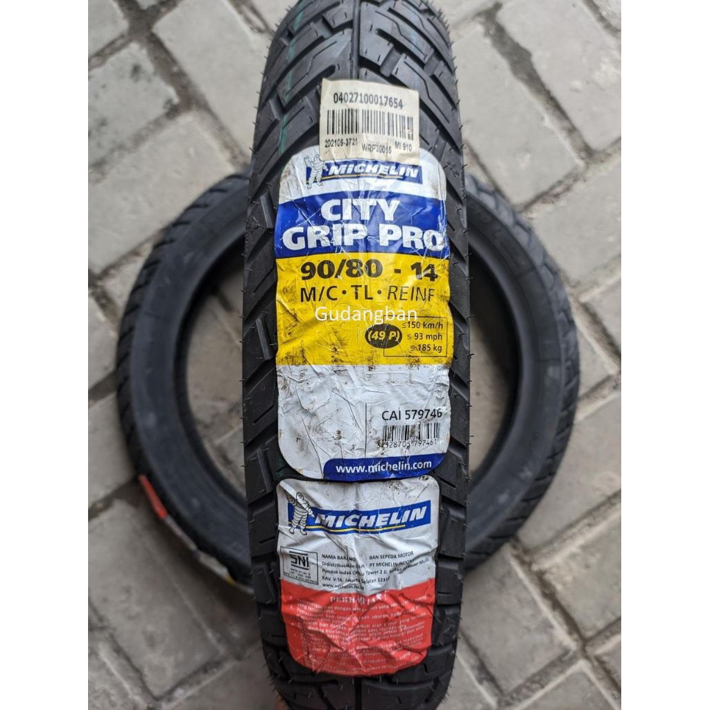 PROMO!! Ban motor Michelin City Grip Pro Ring 14 Tubeles