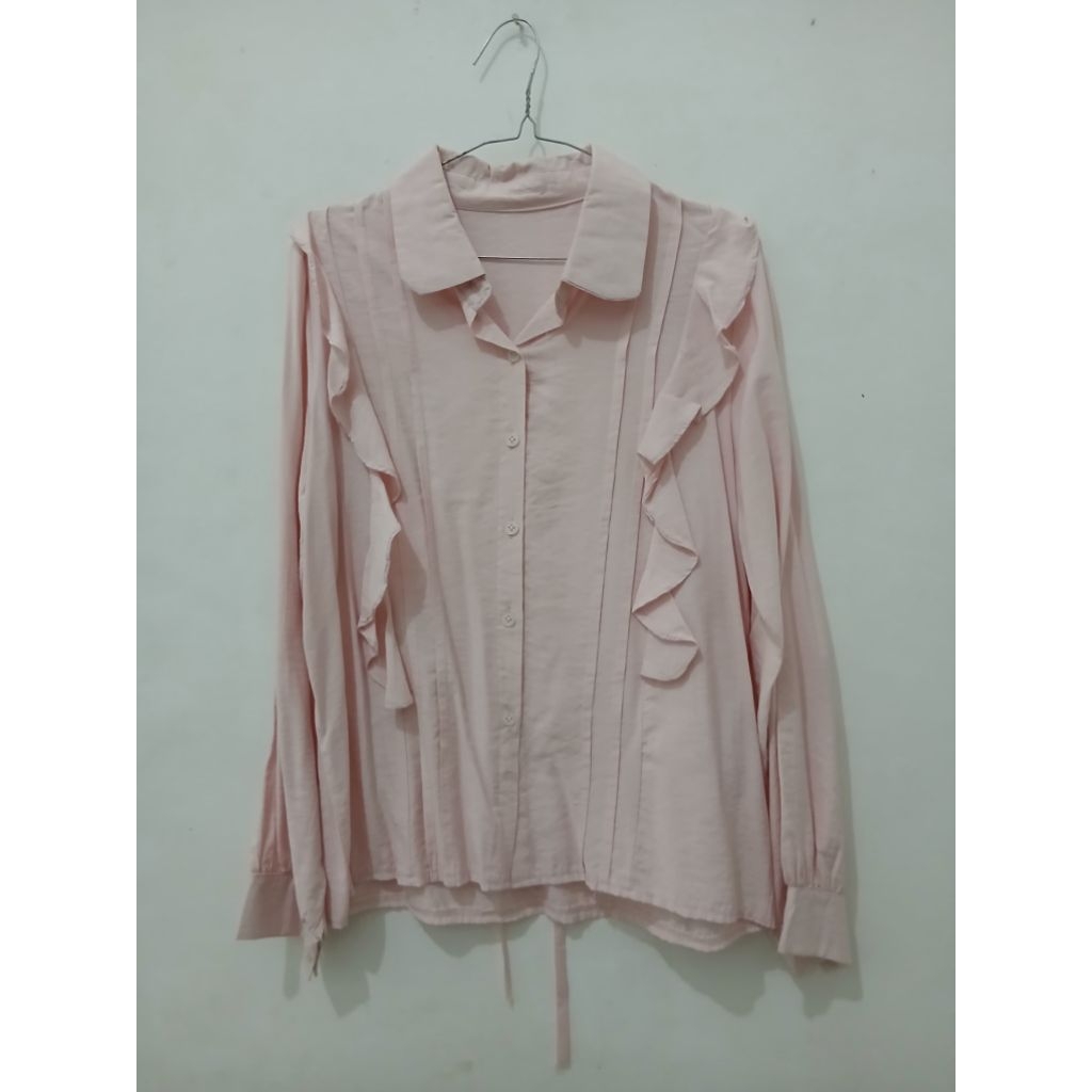preloved blouse ruffle