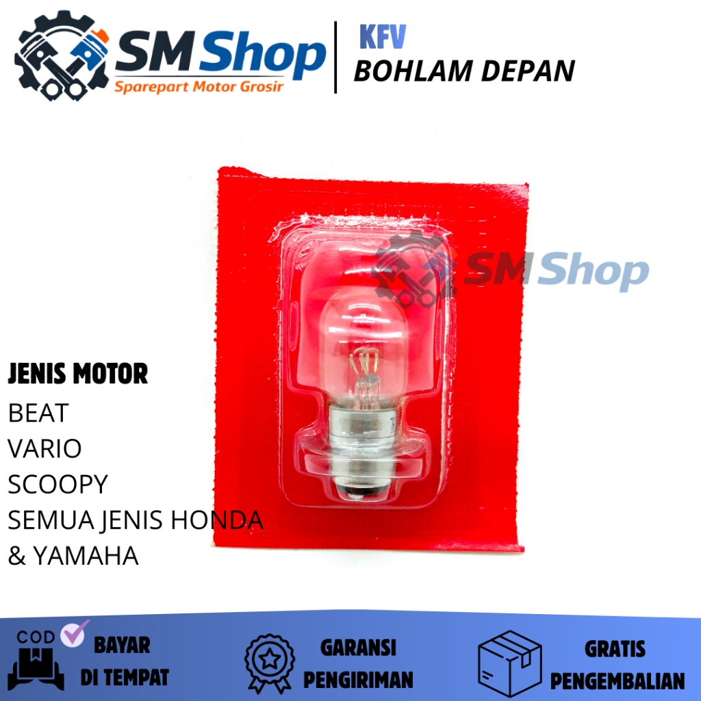 KFV BOHLAM DEPAN HONDA BEAT / BOHLAM LED DEPAN MOTOR VARIO / LAMPU UTAMA SCOOPY / LAMPU TERANG LEGEN