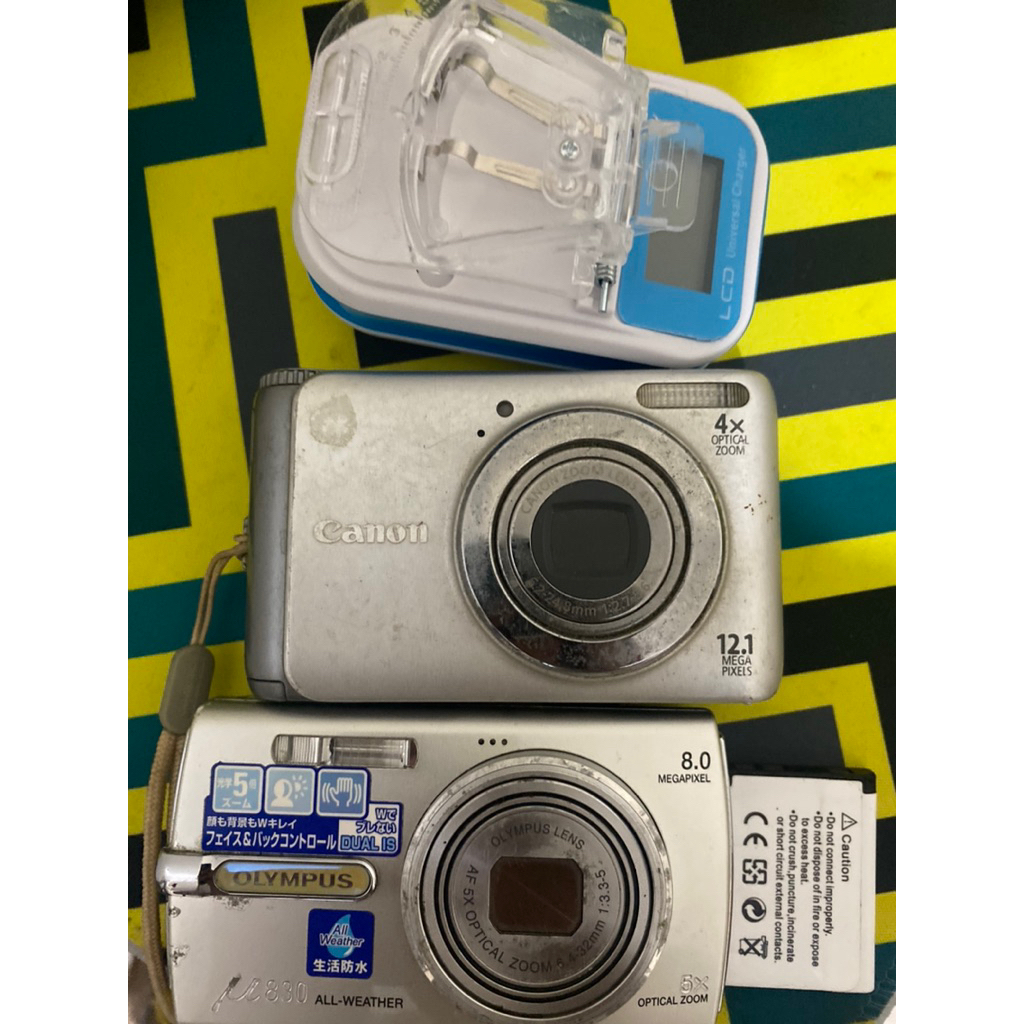 Kamera Digital Digicam Canon Powershot A3100IS dan Olympus MJU-830