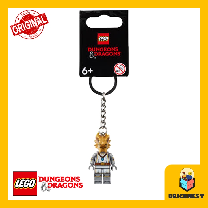 LEGO Dragonborn Keychain Dungeons and Dragons