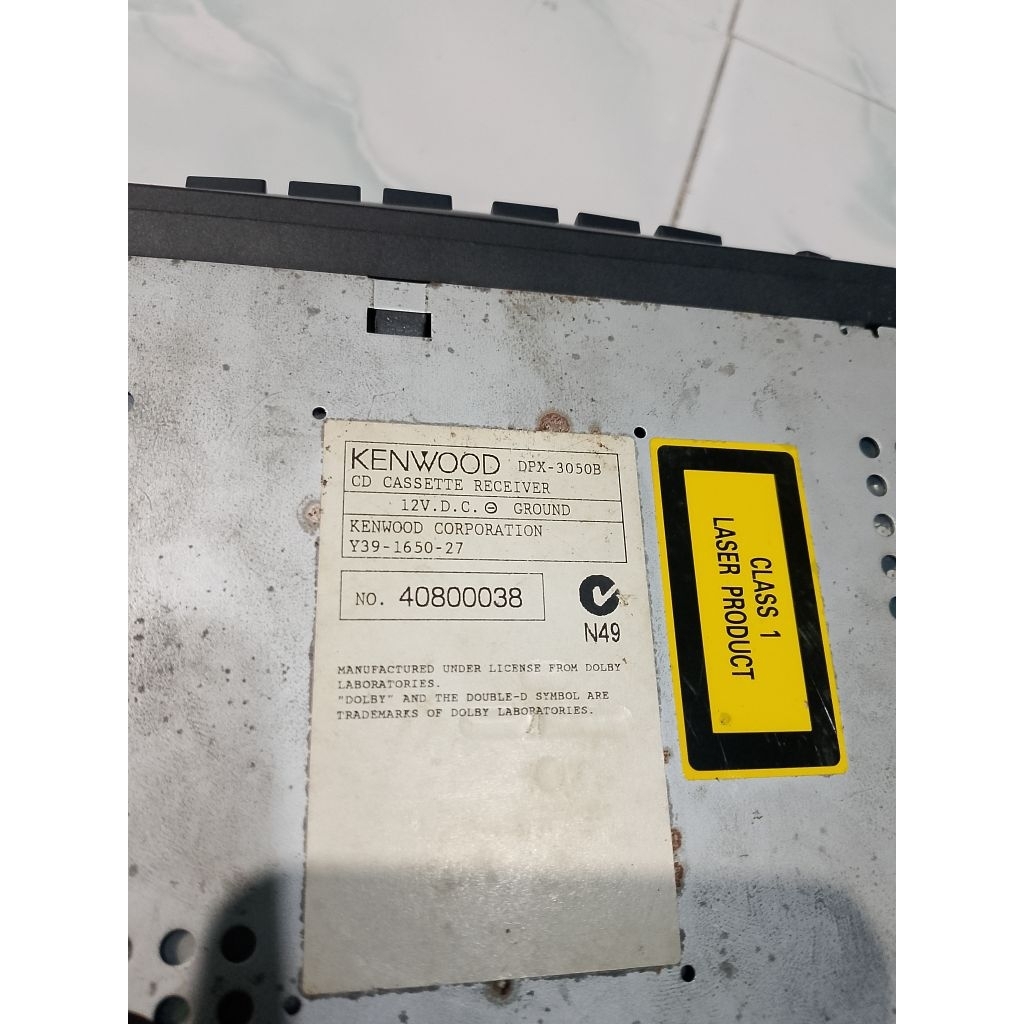 Head unit Kenwood DPX-3050 Minus