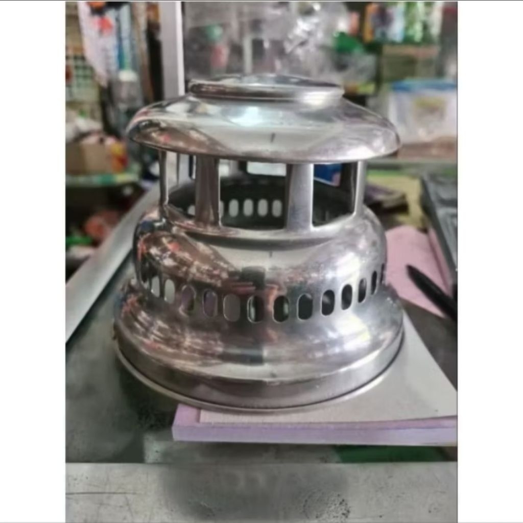 kap kepala keranjang lampu petromax petromaks butterfly kupu kupu