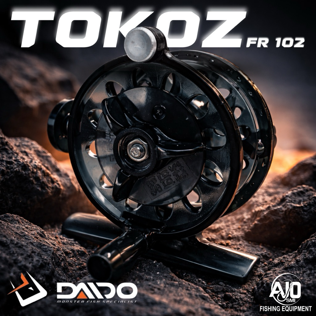 best deals reel pancing tokoz daido fr102 mini reel pancing joran tegek