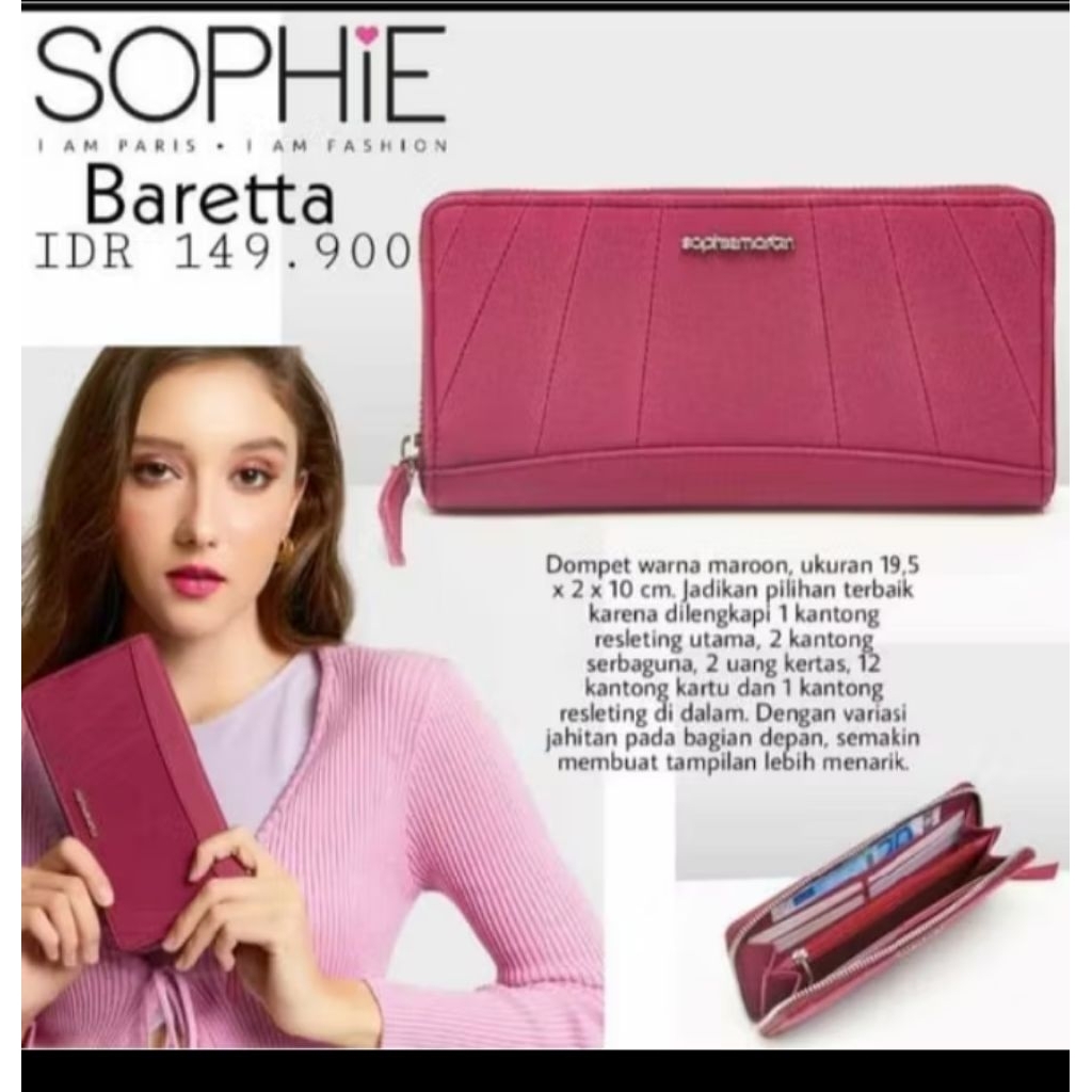 SOPHIE MARTIN WALLET DOMPET PANJANG WANITA