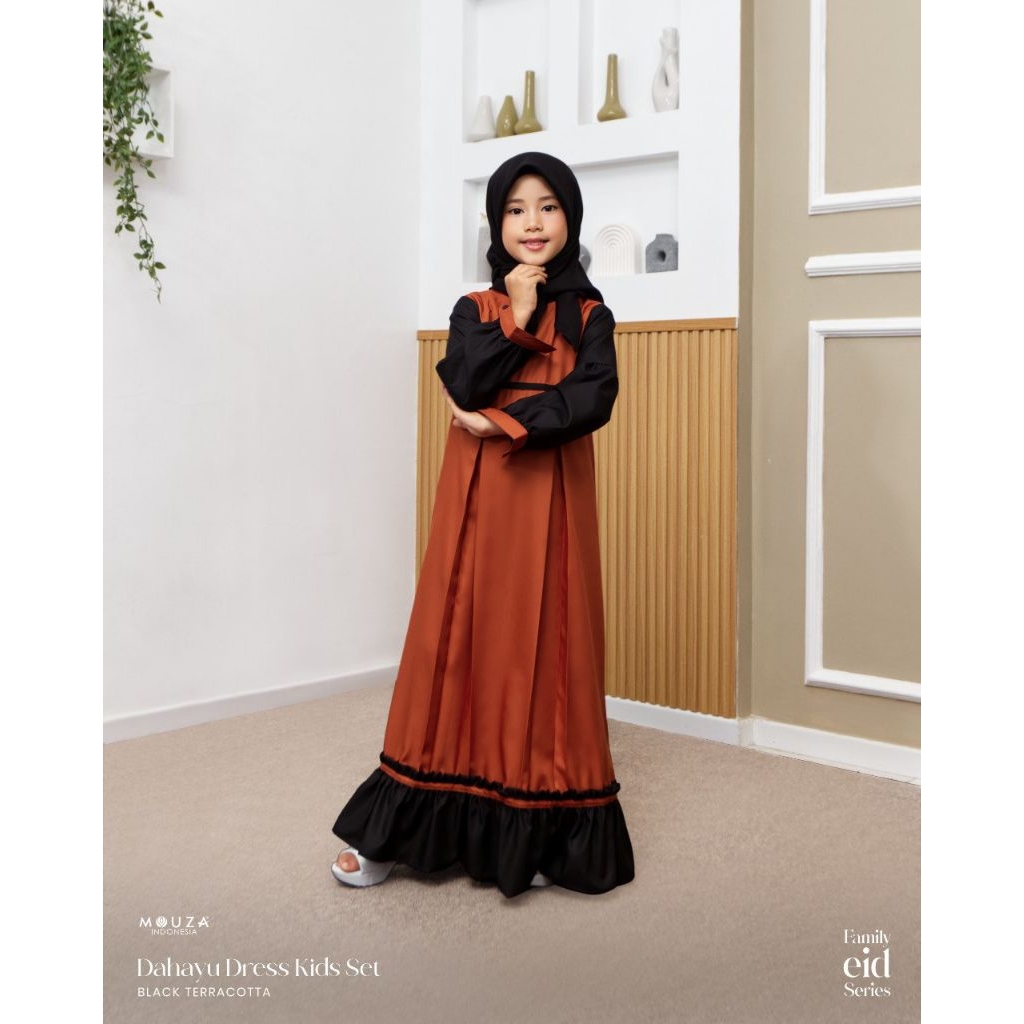 Dahayu dress set by Mouza, Gamis anak , Gamis Mouza