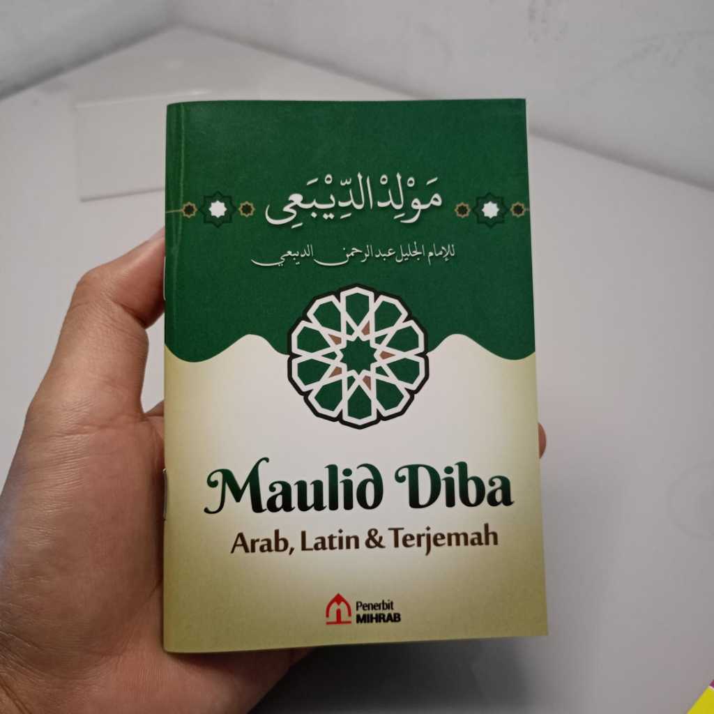 Kitab MAULID DIBA - Arab Latin dan Terjemah Ukuran Kecil A6