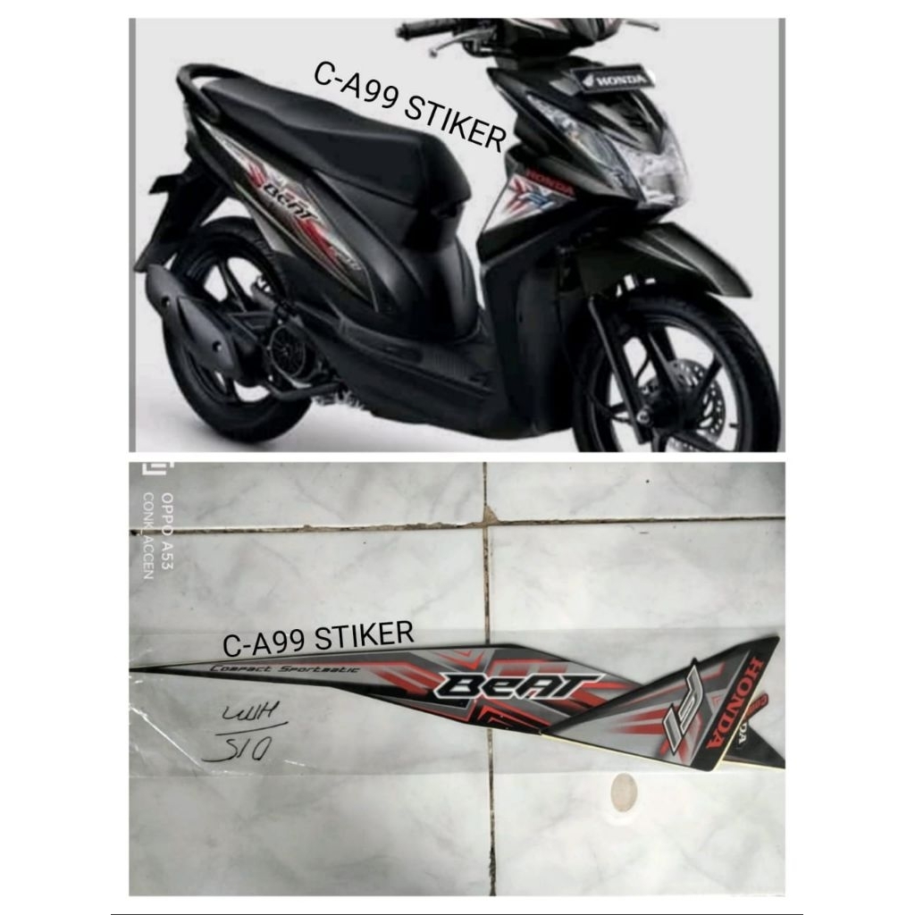 striping beat 2015/16 esp hitam (iss) dan (non iss)
