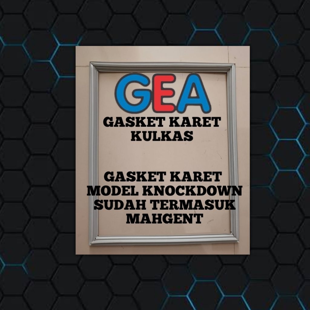 GASKET KARET PINTU CHILLER GEA 40 x 56 cm