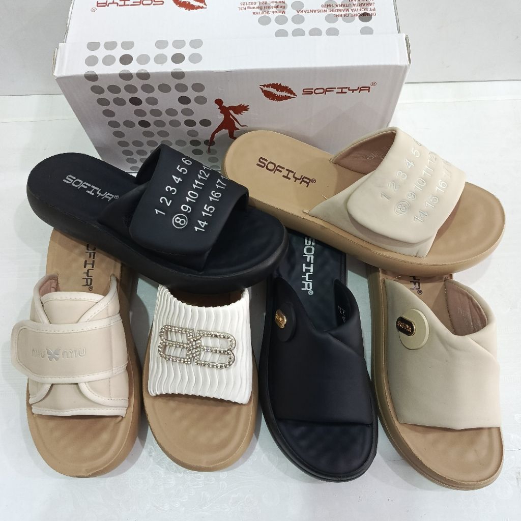 Sandal Sofiya Haq Rendah 3,5cm tipe 2220-40 | Sandal Sofiya 1988-27 | Sandal Impor Sofiya | Sandal F