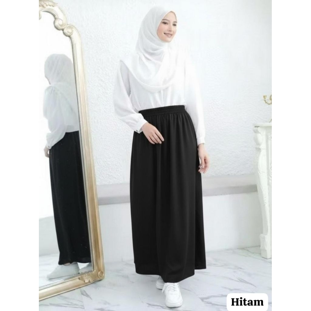 Rok Panjang Muslim Dewasa Rok Dewasa model Mayung A Line Rok Katun Toyobo All Size