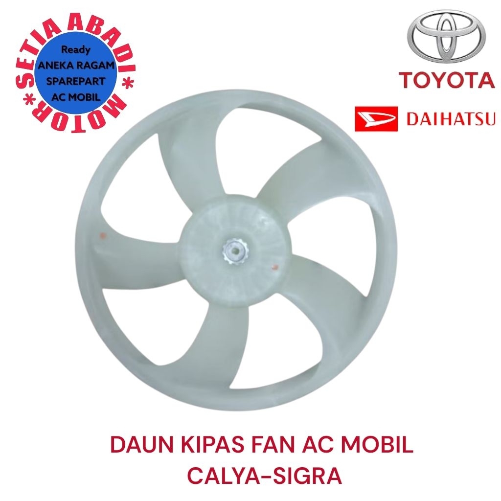 daun kipas fan AC mobil original Toyota Calya, Daihatsu sigra
