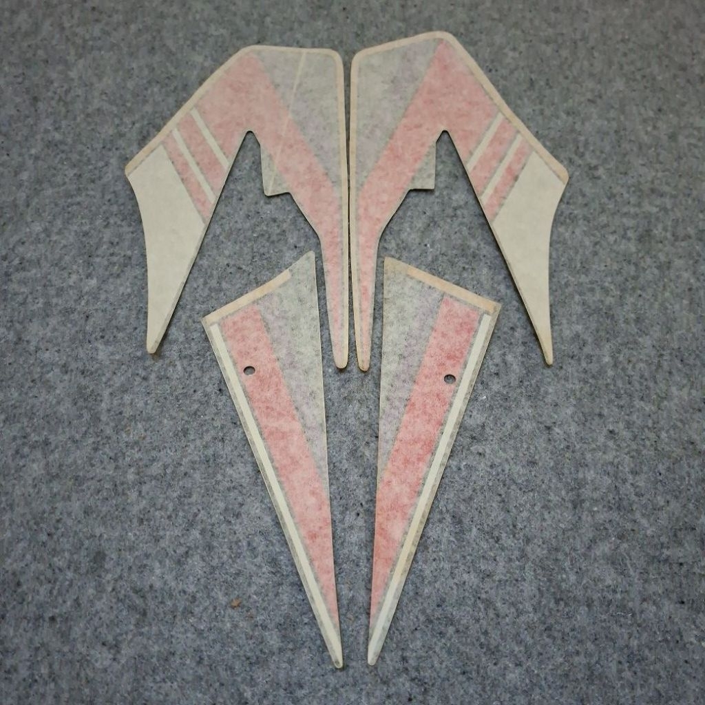 Striping Sticker Stiker List Lis Polet Tangki Tengk Rx King 94 Yamaha Rx King 94 Tahun 1994 Merah Or