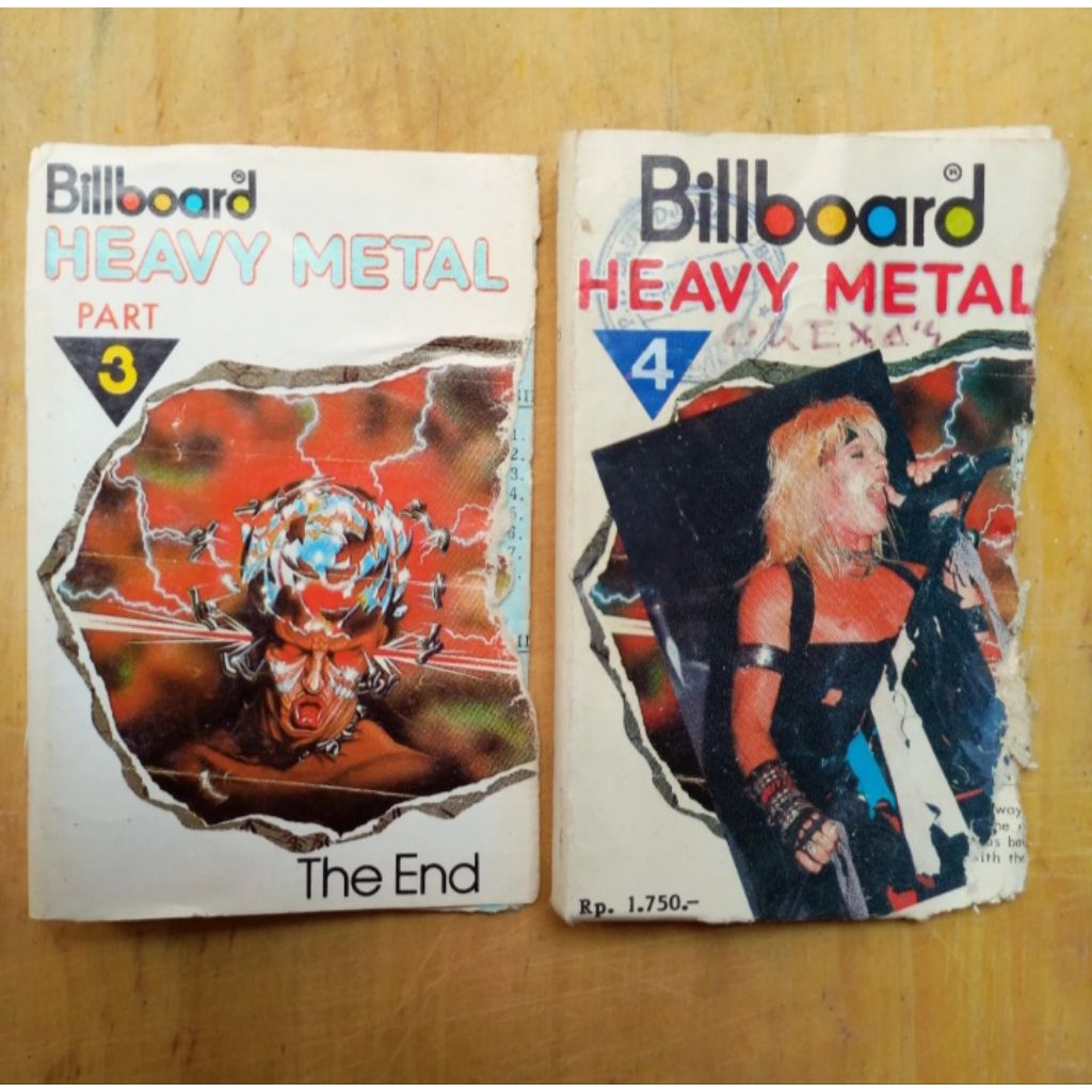 Kaset Kompilasi Heavy Metal (Sepaket)