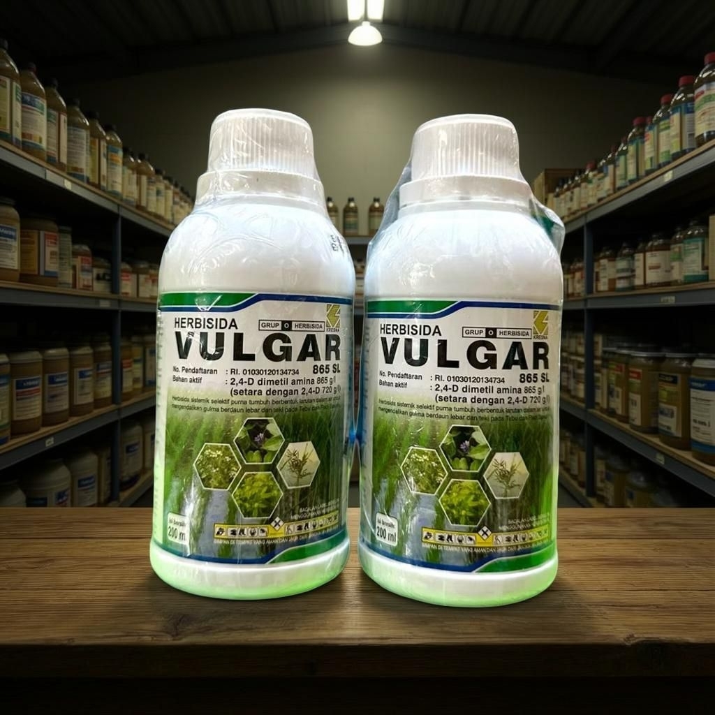 Herbisida Vulgar 865 SL 200 ml - Sistemik Selektif untuk Tebu & Padi