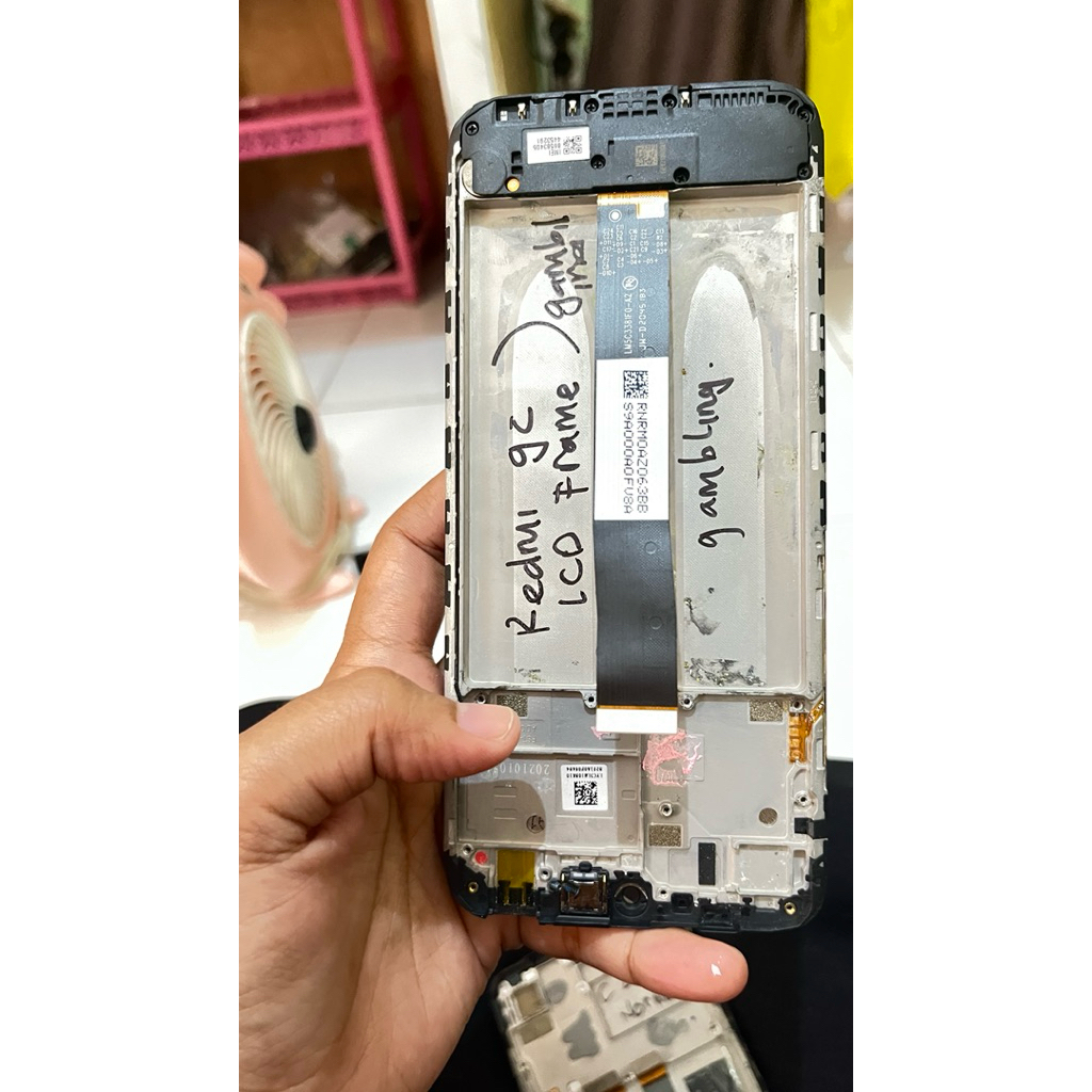 lcd frame redmi 9c gambling original copotan