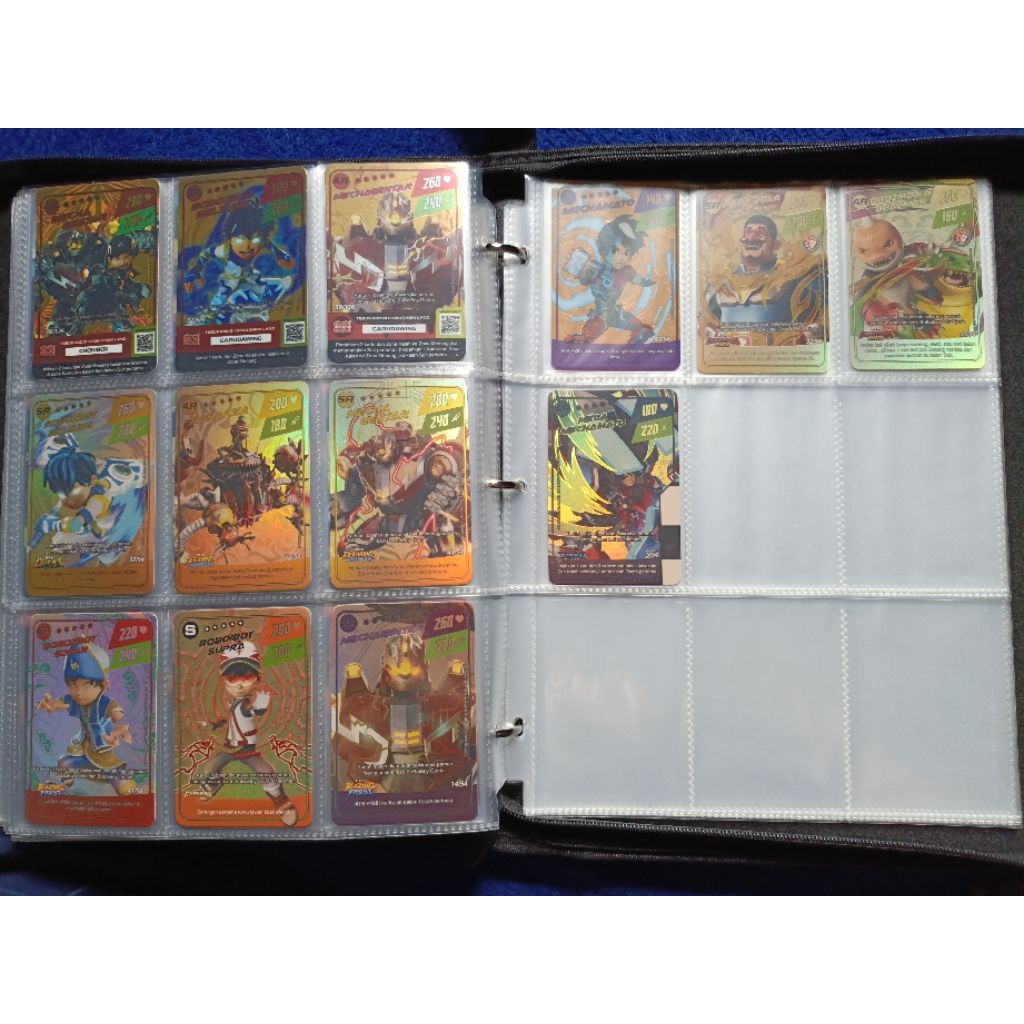 Kartu Choki-choki Boboiboy AR & SR