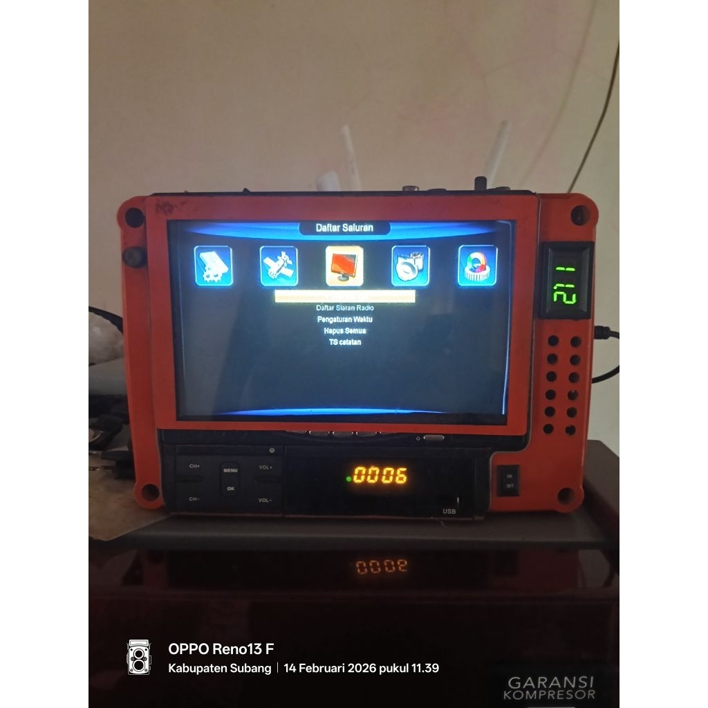 Satfinder rakitan,Receiver sky box combo