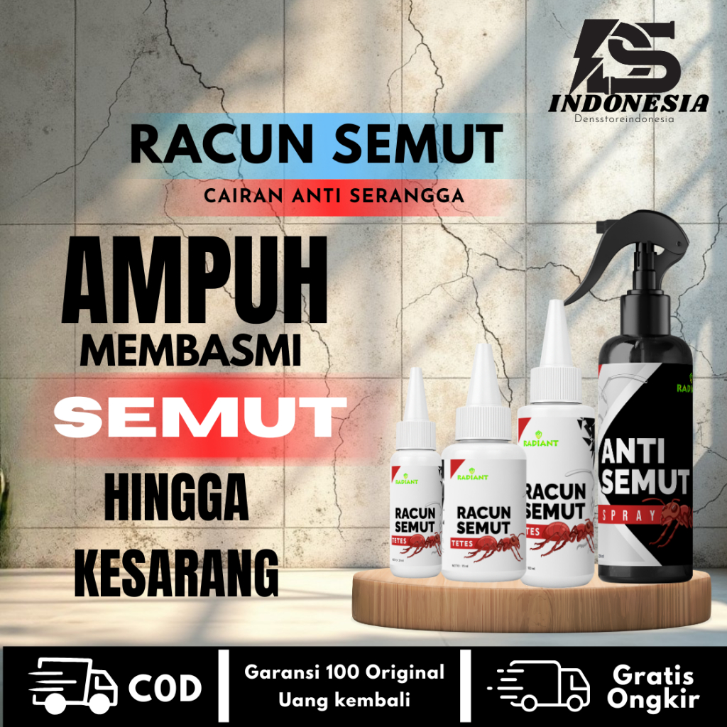 RACUN PEMBASMI SEMUT SUPER AMPUH OBAT RACUN ANTI SEMUT PENGUSIR SEMUT MERAH SEMUT RANGRANG PEMBASMI