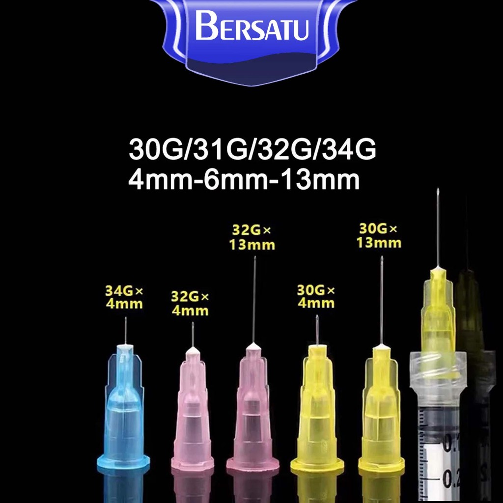 Meso Needle 30G 32G 33G 34G Sungshim Jarum Terapi Medical Grade Skin Booster Mesotherapy New Ecer