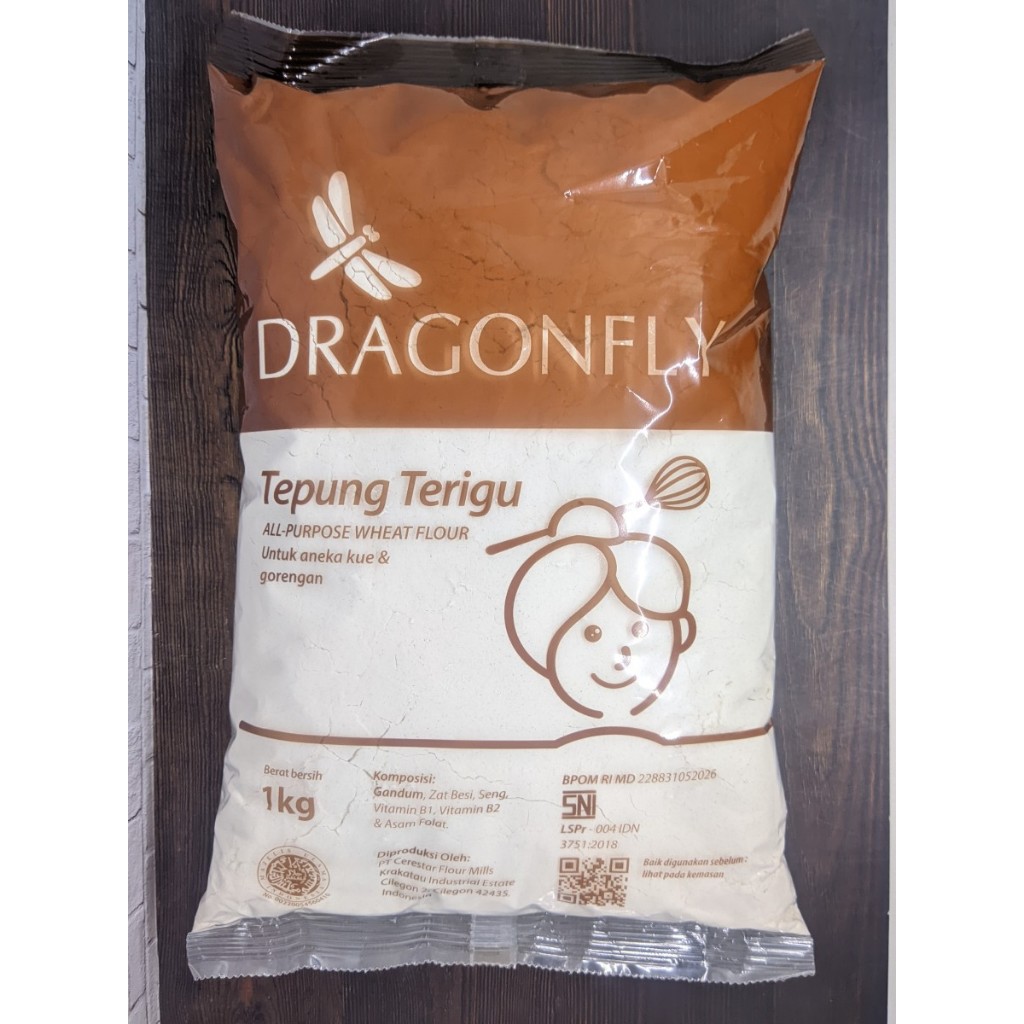 Tepung Terigu Dragonfly 1kg Kemasan Sak