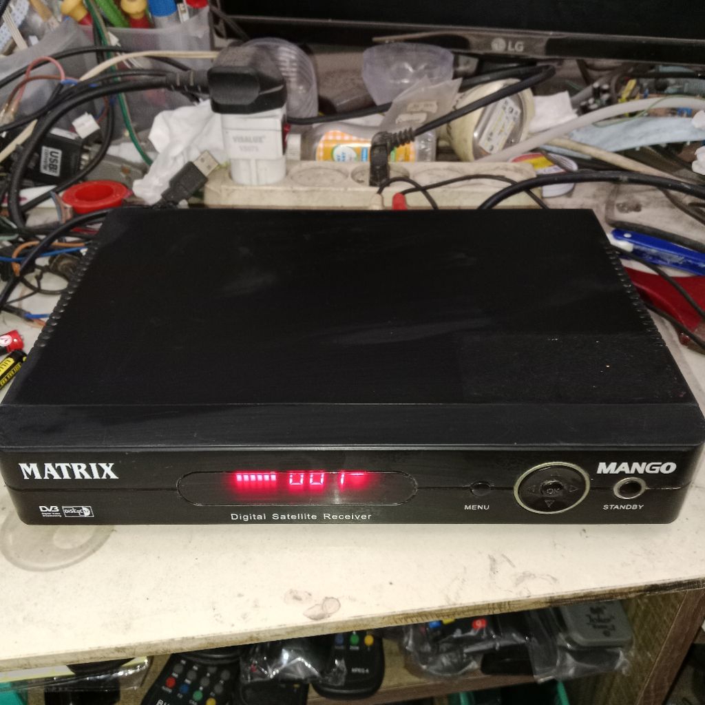 Jual Mesin bekas parabola Rx Receiver Matrix Mango DVB Mpeg2