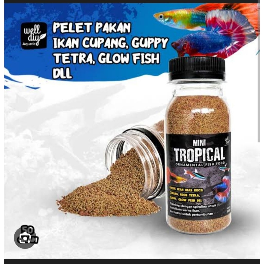 makanan ikan pelet cupang