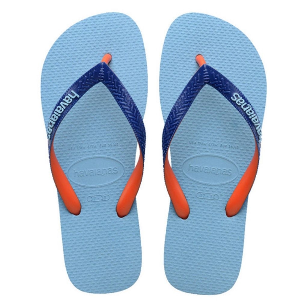 100% ORIGINAL SANDAL HAVAIANAS TOP MIX BLUE LAVENDER - HAVAIANAS SALE - SANDAL DEPIT HAVAIANAS DISKO