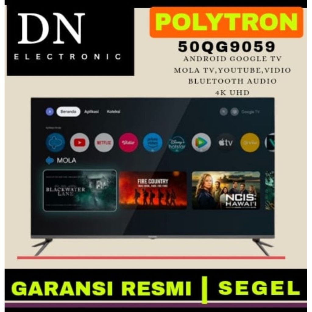 POLYTRON Smart Cinemax EQLED 50 Inch – PLD 50QG9059 google tv