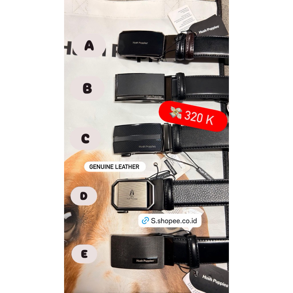 [espanolasz]  Belt Hush Puppies SALE100% original store