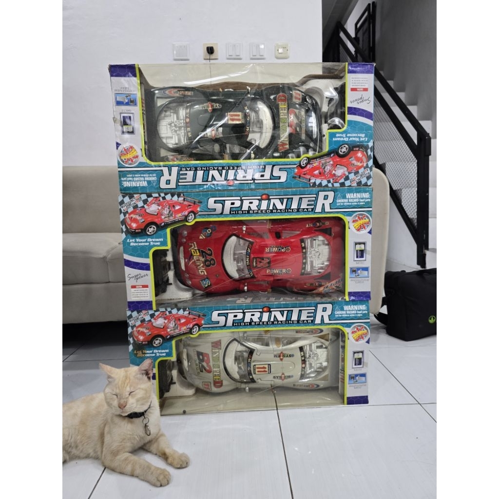 RC Sprinter Gambling | Mobil mainan balap | Mainan jadul | Mobil Remot