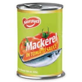 NARAYA, MACKEREL IN TOMATO SAUCE CAN 155GR