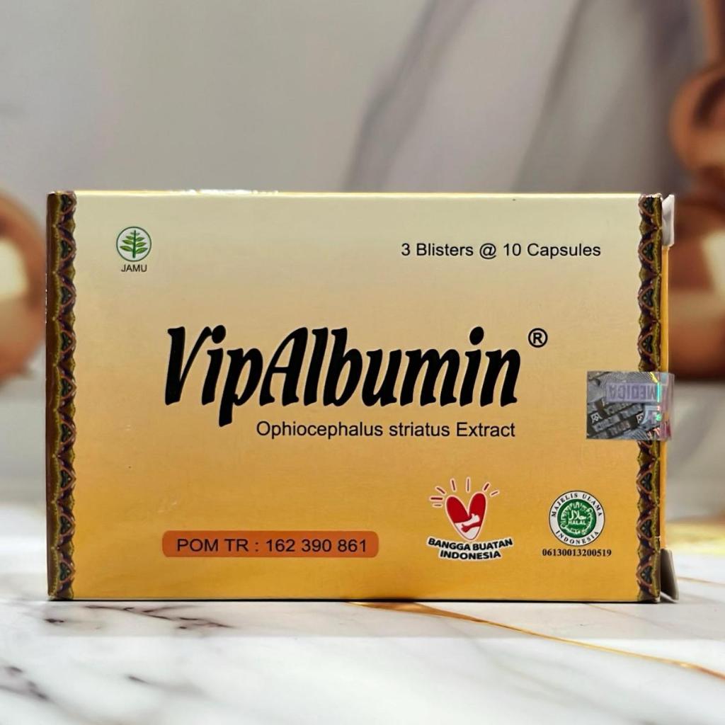 VIP ALBUMIN KAPSUL IKAN GABUS 1STRIP