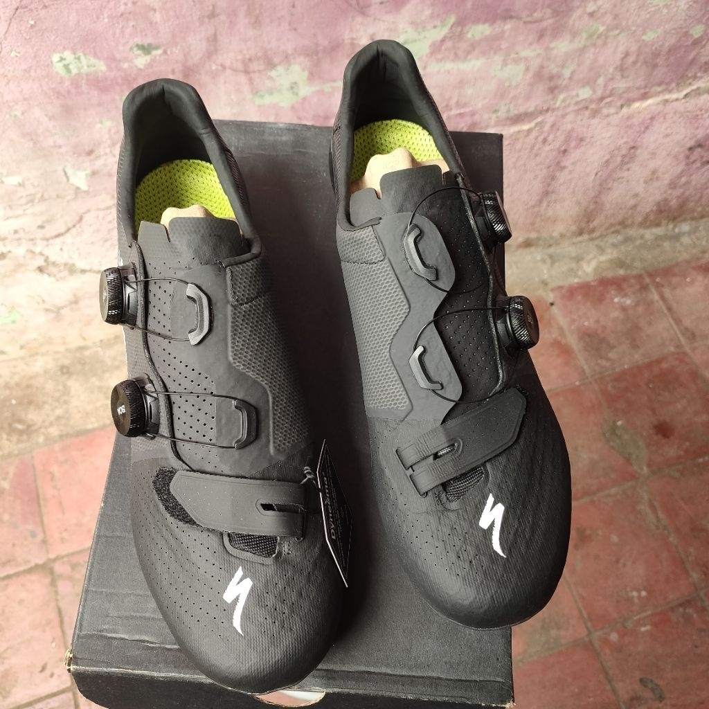 sepatu roadbike S-WORKS 7RD size 46 black ORIGINAL
