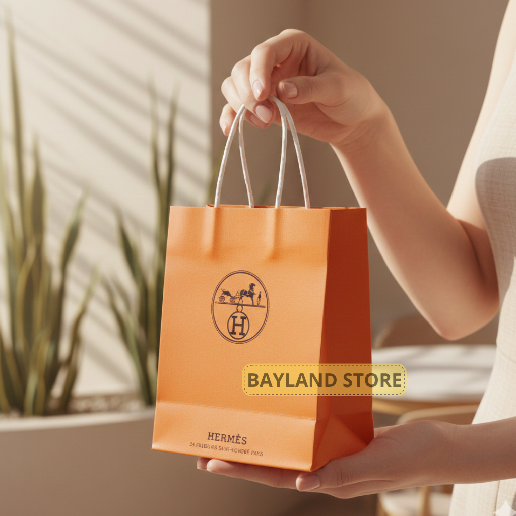 Paper Bag Hermes tas untuk kado hadiah hampers