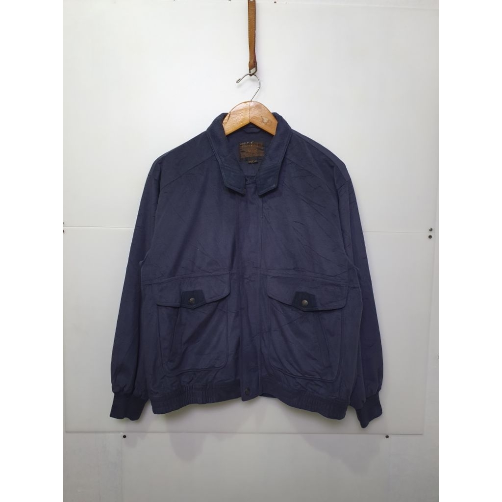 Vintage Club Harringtone Suede Casual Jacket