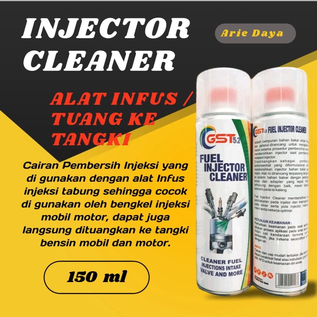 GST52 Cairan Infus Injeksi Motor dan Mobil 150 ml Cairan Pembersih Injektor Injektor Cleaner