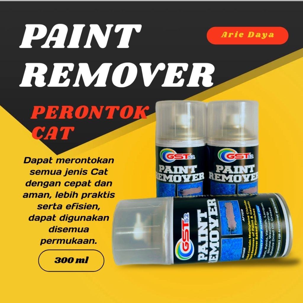 GST52 Paint Remover Perontok Cat Velg Penghapus Cat Remover 300 ml